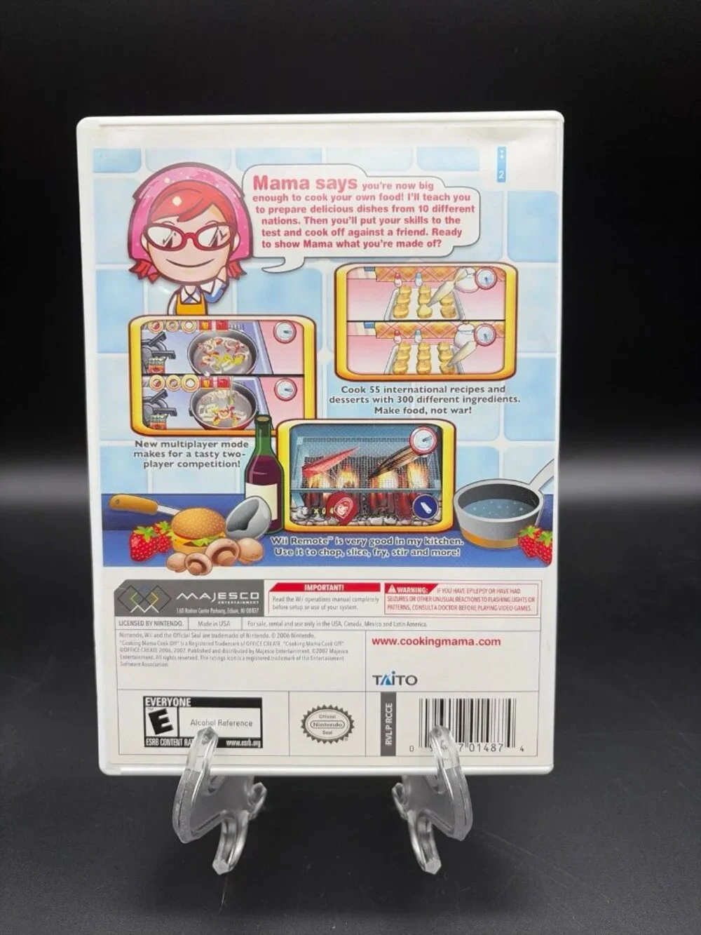 Cooking Mama: Cook Off (Nintendo Wii, 2007) No Manual Tested Working